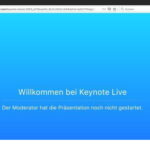 Keynote Live: Cómo transmitir su presentación en la web- 2